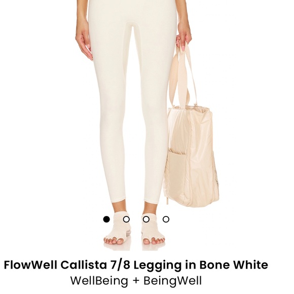 FlowWell Callista 7/8 Legging in Bone White
WellBeing + BeingWell - Picture 2 of 2